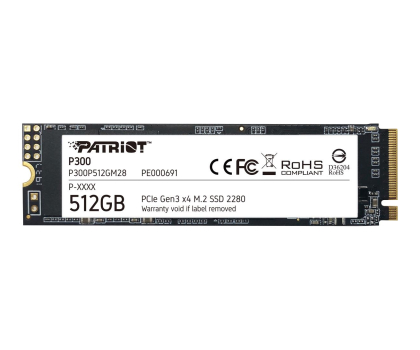 Dysk wewnętrzny Patriot 512GB M.2 PCIe NVMe P300